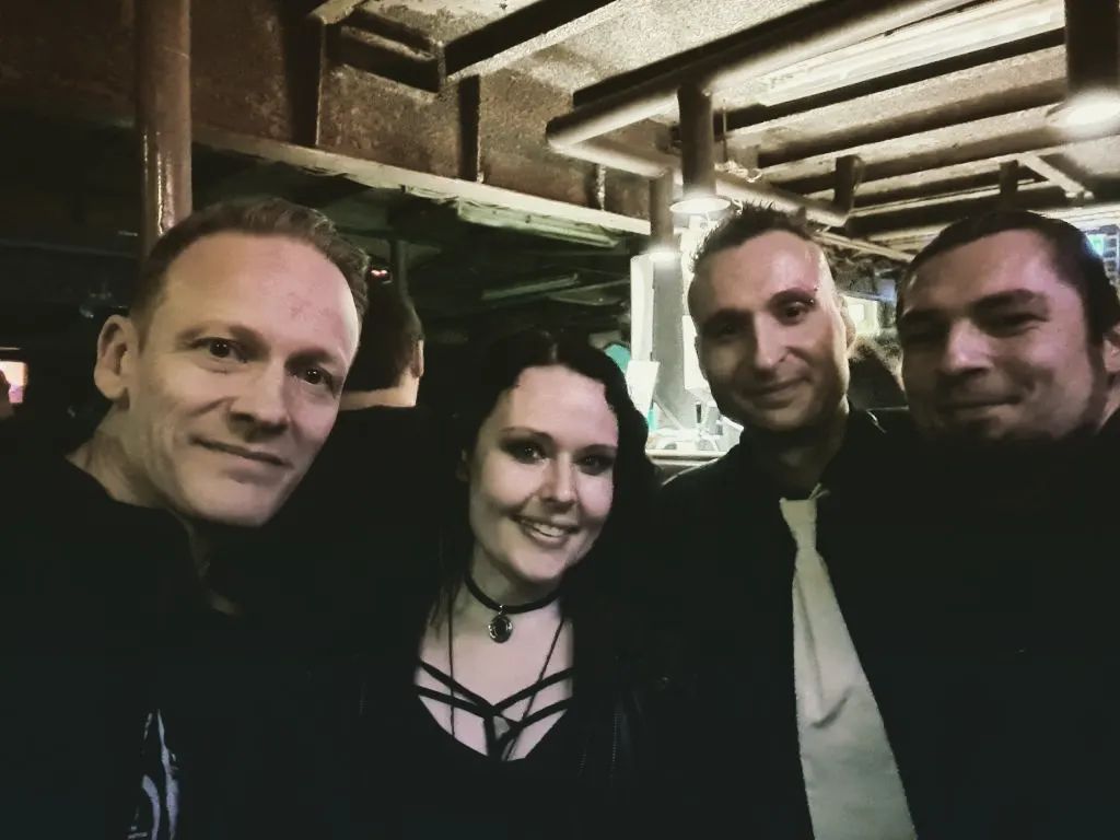 It was an amazing evening on the MS Stubnitz. 
Thank you to your amazing souls for the beautiful time and great conversations.

I appreciate it a lot to spent the time with you 🖤🖤🖤

From the left:
@mikrometrik_official 
@selkieanderson 
@stahlschlag_official 
@bolpavox 

-----

#stahlschlag #liveperformance #bruitalfurore #msstubnitz #selkieanderson #stahlschlag #mikrometrik #BolPaVoX
#TheTribe #joinforces #rhythmnnoise #rhythmicnoise #experimentalnoise